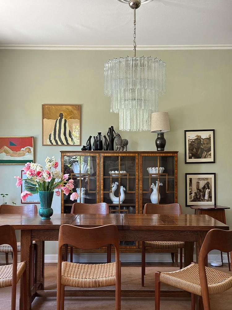 Italian Murano 52 pcs Glass Chandelier | Large Tiered Lighting for Luxury Dining & Living Rooms