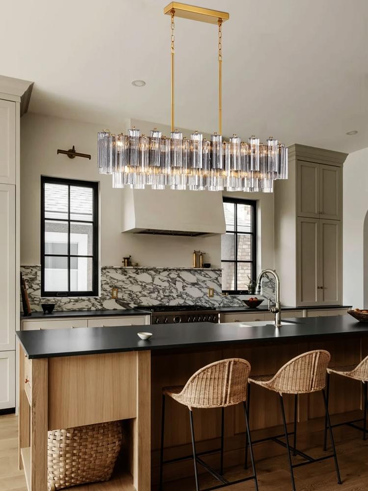 14 light Linear Large Murano Colorful 36 Glass Irregularity Design Chandelier for Dining Room