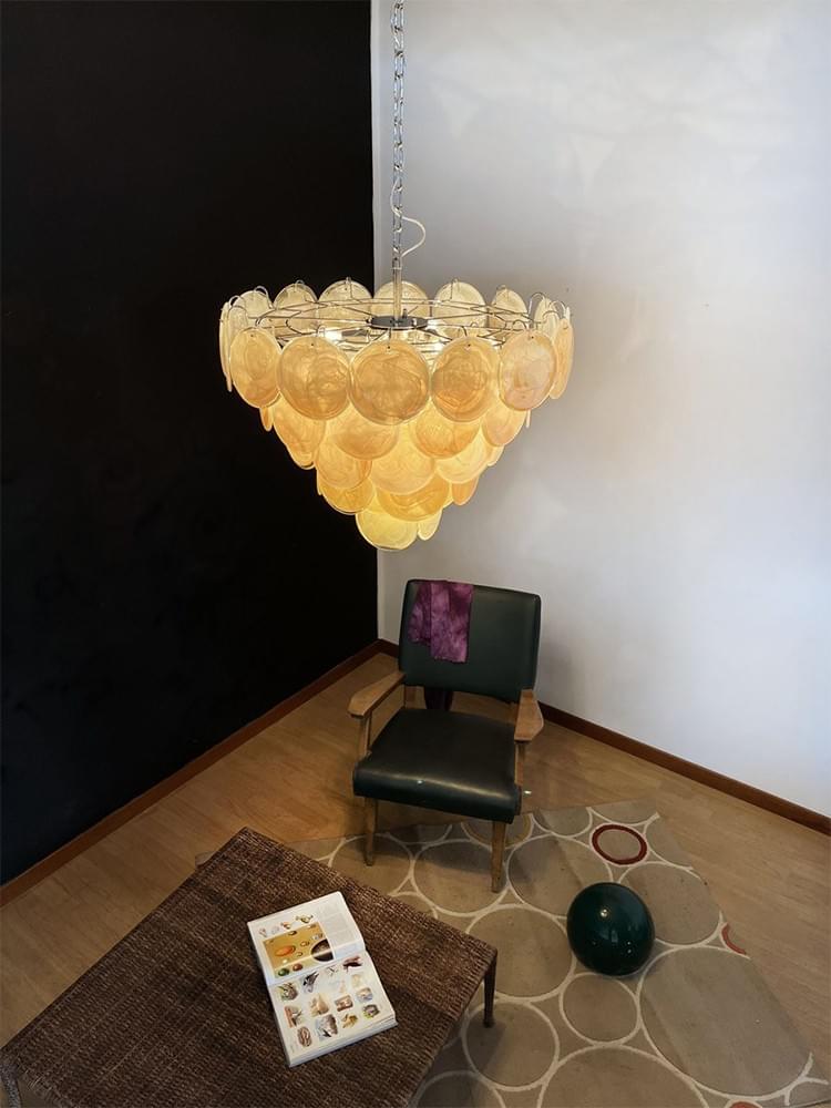 Modern Artist Chandelier Unique Glass Lighting for Kitchen Island & Dining Roo