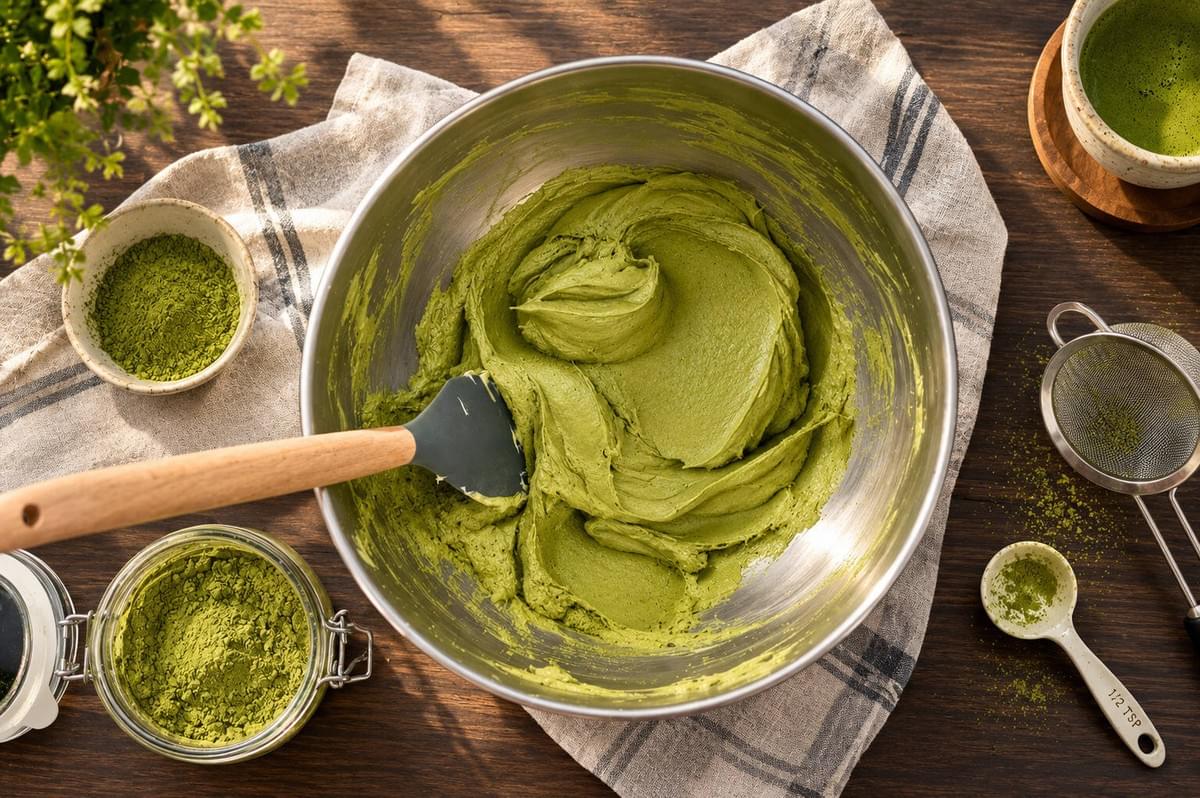 Electric hand mixer beating butter and sugar batter in a large mixing bowl. Electric hand mixer beating butter and sugar batter in a large mixing bowl.