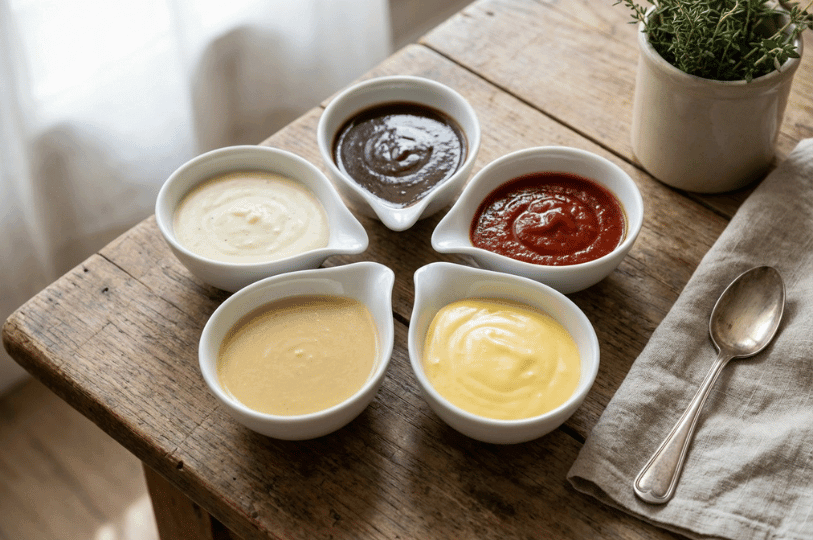 A high-angle view of a Boston Cream Pie with a slice removed, showcasing the thick layer of pastry custard between two layers of golden sponge cake and a rich chocolate ganache topping. A high-angle view of a Boston Cream Pie with a slice removed, showcasing the thick layer of pastry custard between two layers of golden sponge cake and a rich chocolate ganache topping.