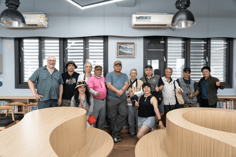 2025年4月份的蘭嶼行和台師大教授、生態保育和教育工作者一齊至朗島國小勘查 / 照片授權:雅鴿文創。 2025年4月份的蘭嶼行和台師大教授、生態保育和教育工作者一齊至朗島國小勘查 / 照片授權:雅鴿文創。