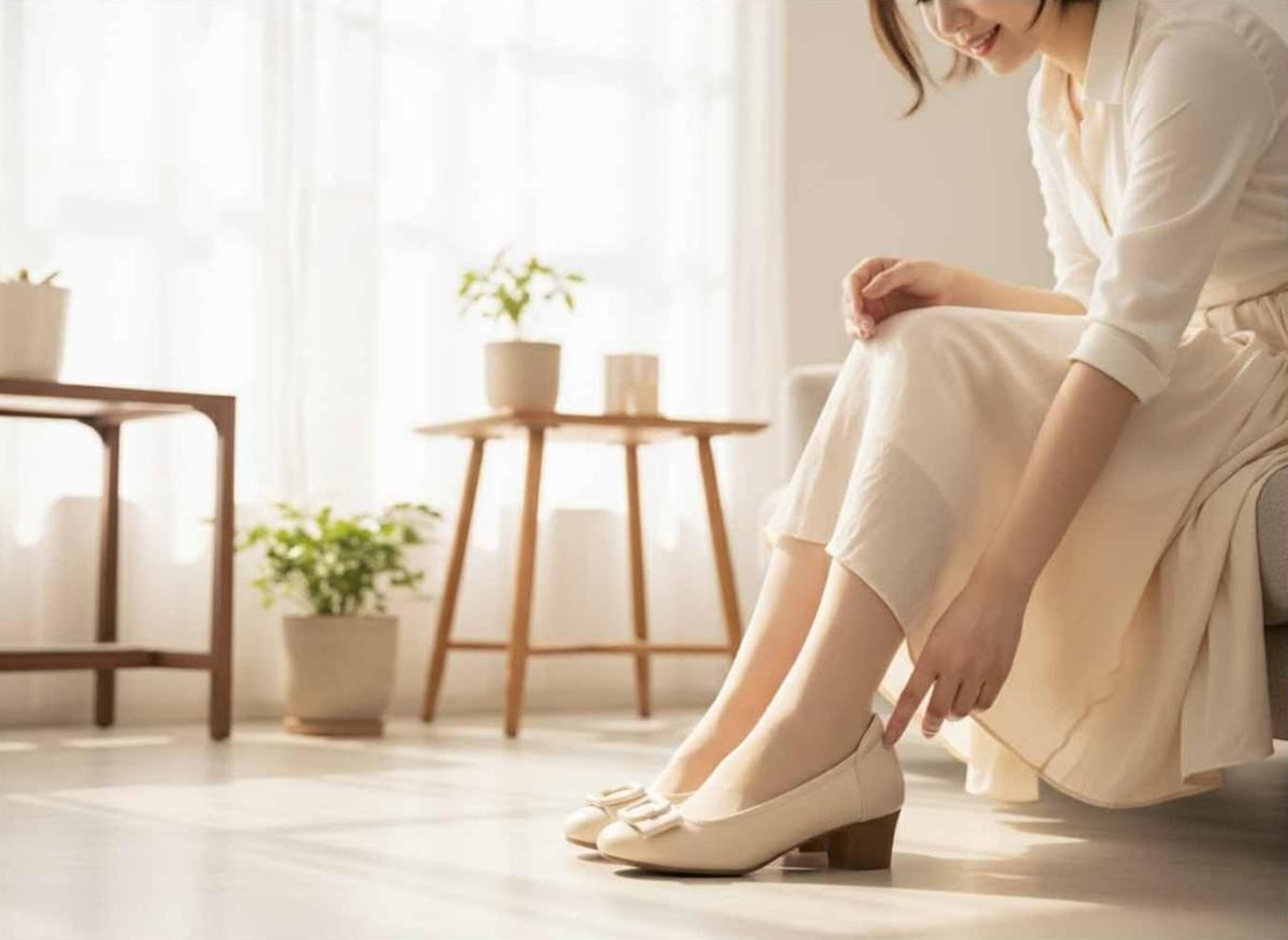 Miofeel 方頭心鑽跟鞋