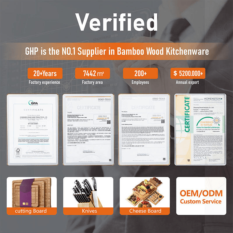 Acacia Wood Steak Board Charcuterie Cheese Serving Board Wooden with Handle for Cutting Eating BBQ