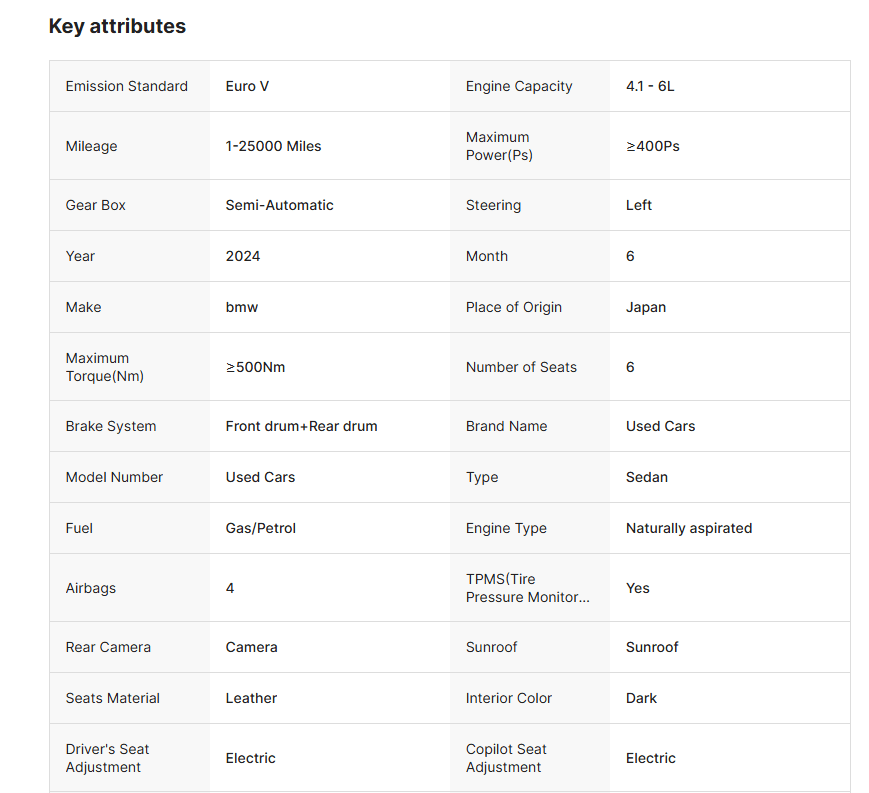 Used 2022 7 Series 740Li M Sport RHD/LHD Panoramic Sunroof Dark Interior Acc Left/Right Steering Sec