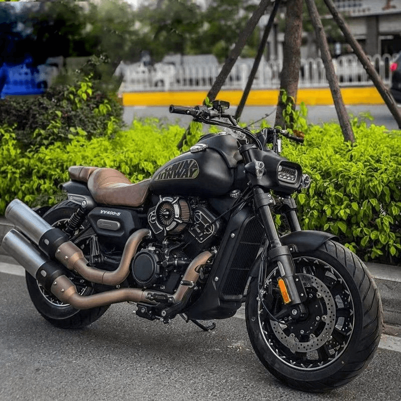 400cc 140km/h Petrol Motorbike Fuel Scooters Gasoline Gas Powered Retro Vintage Motorcycle for Adult