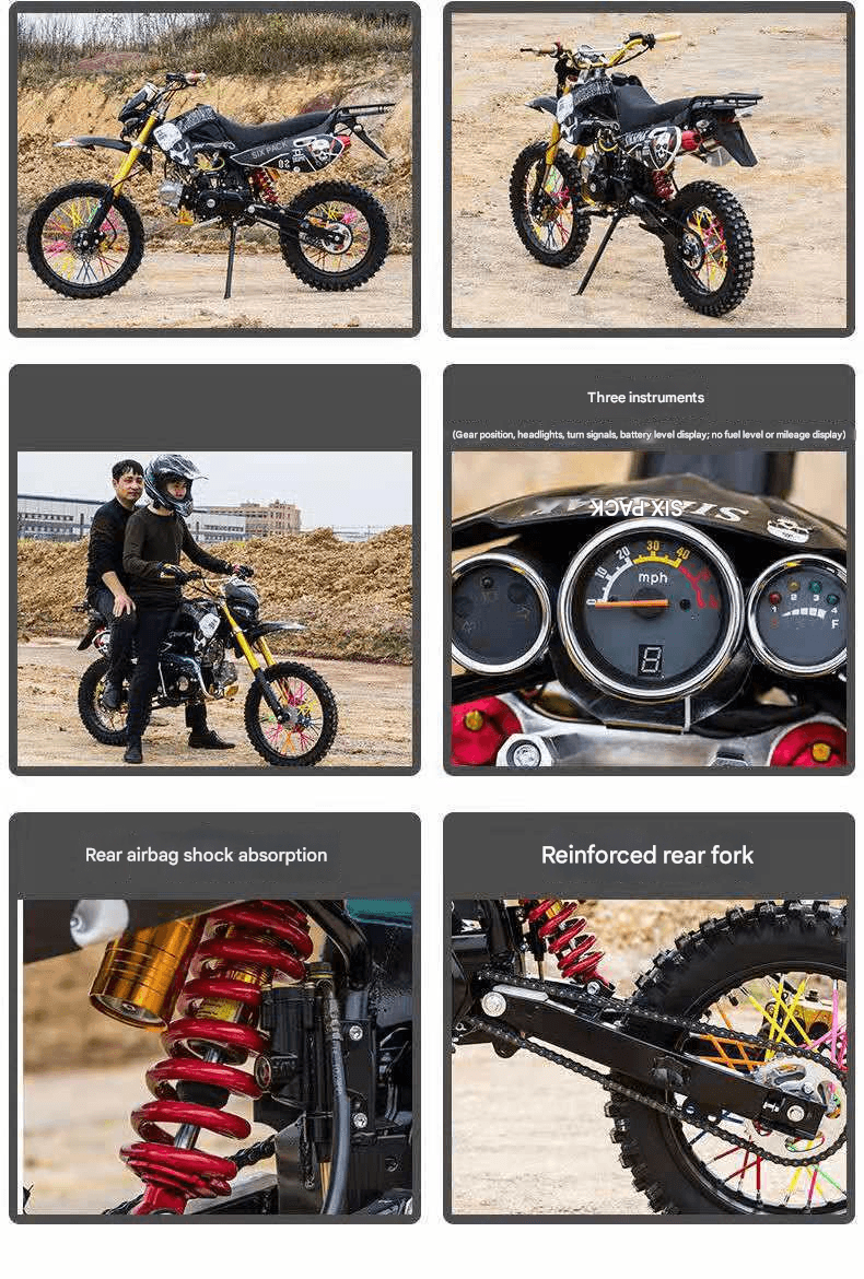 125CC-150CC motorcycle adult outdoor all terrain two wheeled off-road vehicle