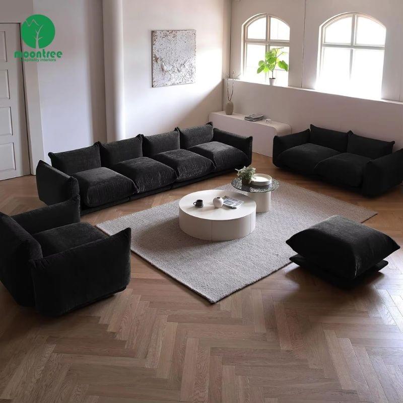 Minimalist Modular Sectional Sofa | Moontree Customizable Living Room Furniture
