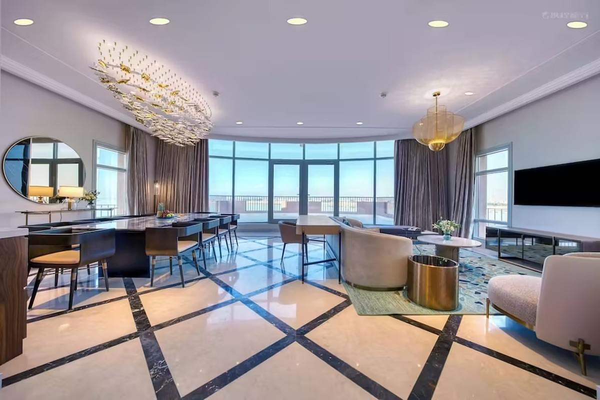 Custom presidential suite furniture manufactured by Moontree for a luxury hotel project Custom presidential suite furniture manufactured by Moontree for a luxury hotel project