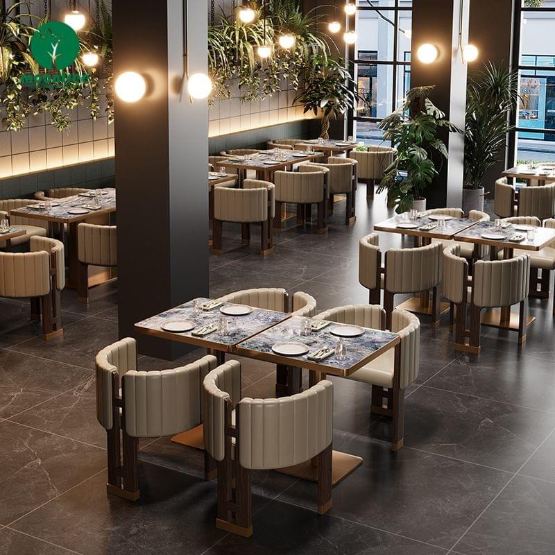 Luxury Upholstered Velvet Dining Chair, Solid Wood with Gold Metal Feet for Restaurant & Villa