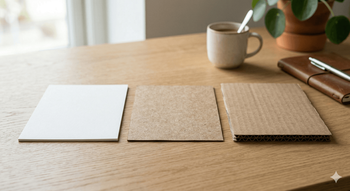 Greyboard, kraft paper, and corrugated board materials for custom packaging boxes Greyboard, kraft paper, and corrugated board materials for custom packaging boxes