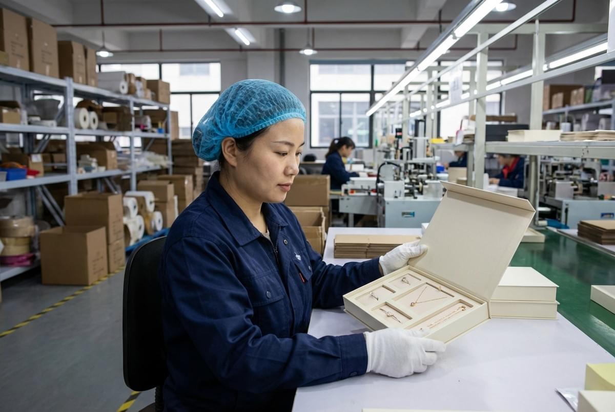 Paperboard insert for jewelry packaging, featuring die-cut cavities for rings and accessories, suitable for retail display and organized unboxing. Paperboard insert for jewelry packaging, featuring die-cut cavities for rings and accessories, suitable for retail display and organized unboxing.