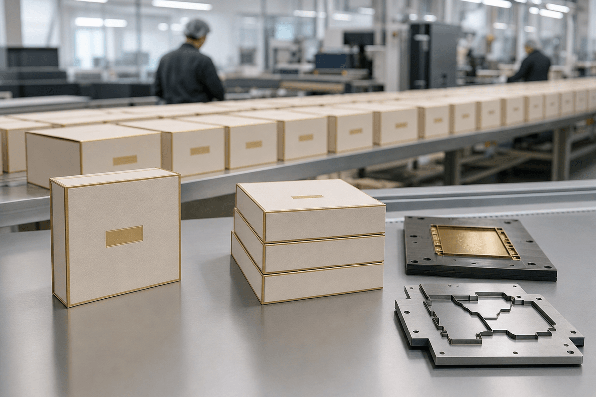 Custom rigid box order quantity and production setup Custom rigid box order quantity and production setup