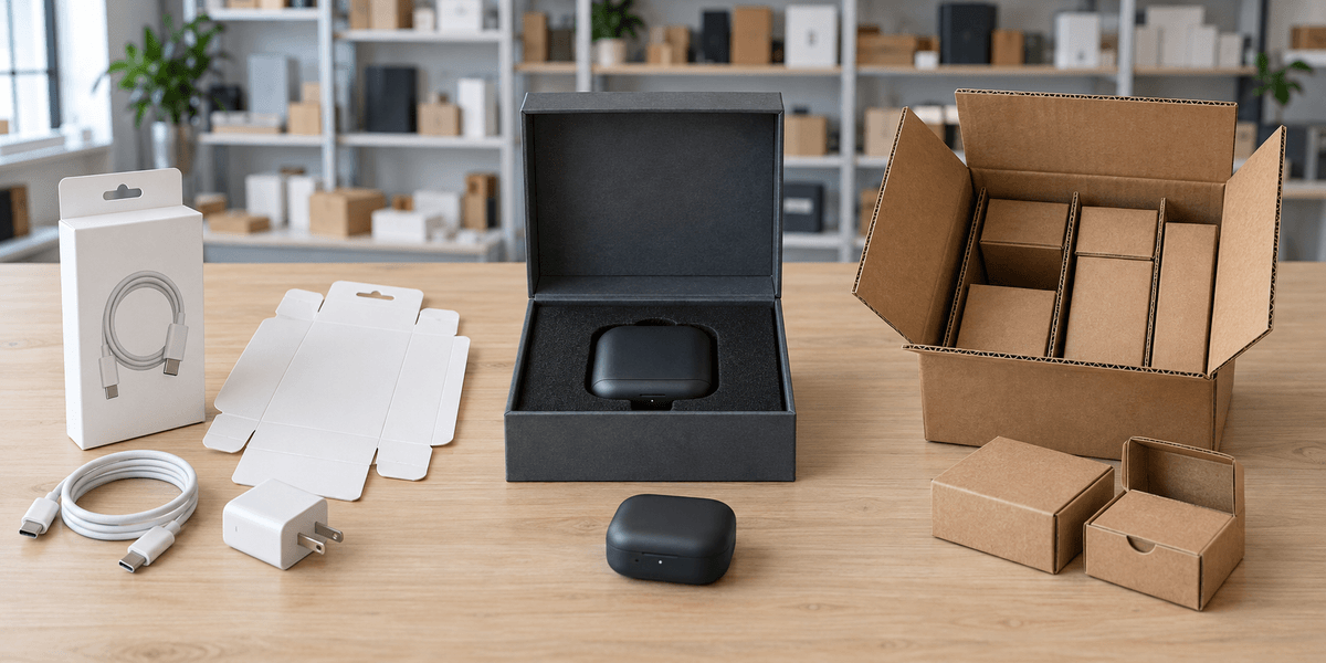 Electronics packaging box structure options for folding boxes rigid boxes and corrugated boxes Electronics packaging box structure options for folding boxes rigid boxes and corrugated boxes