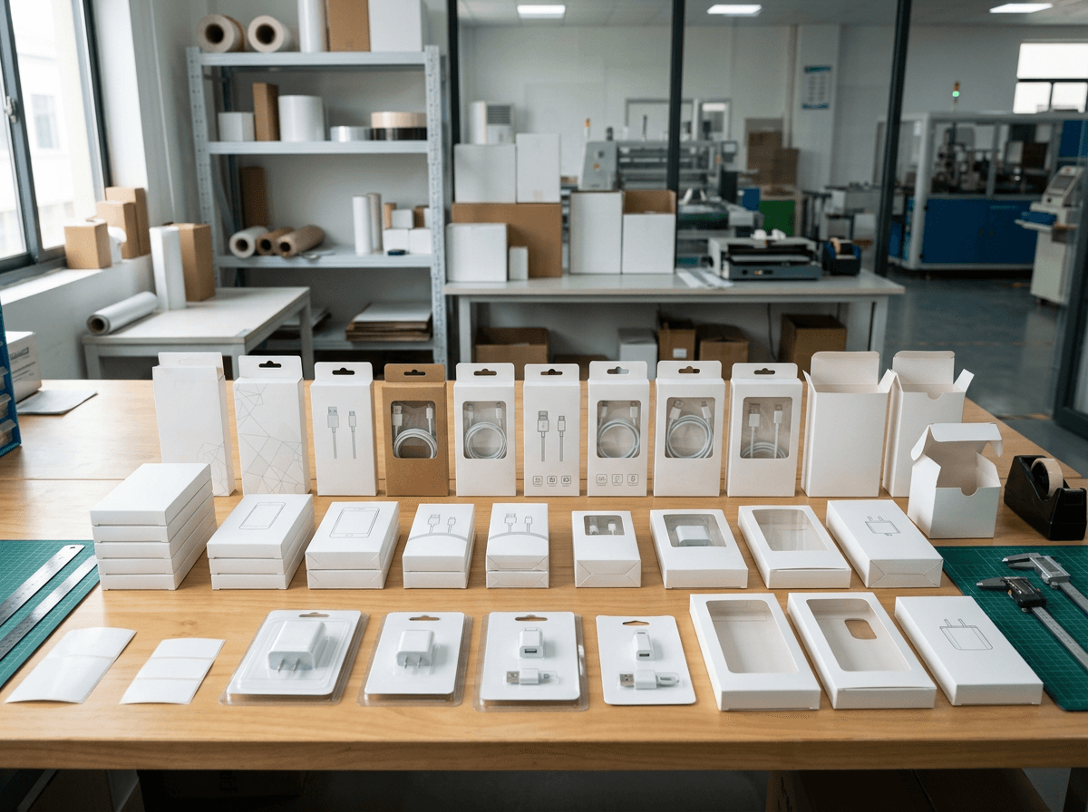 electronics accessory packaging structures including hanging boxes window boxes and blister packaging electronics accessory packaging structures including hanging boxes window boxes and blister packaging