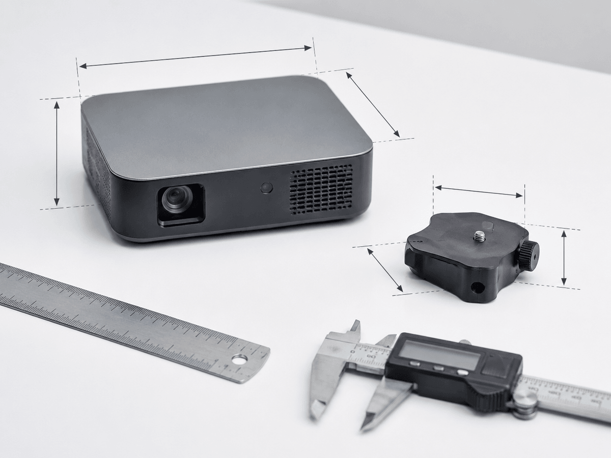 Measuring the maximum length, width, and height of a product before designing custom packaging Measuring the maximum length, width, and height of a product before designing custom packaging