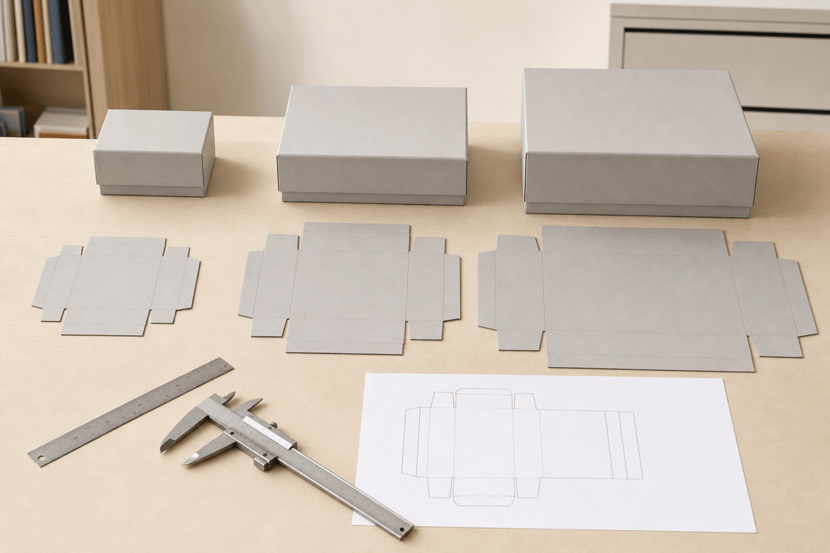 Rigid box size and greyboard usage affecting custom packaging cost Rigid box size and greyboard usage affecting custom packaging cost