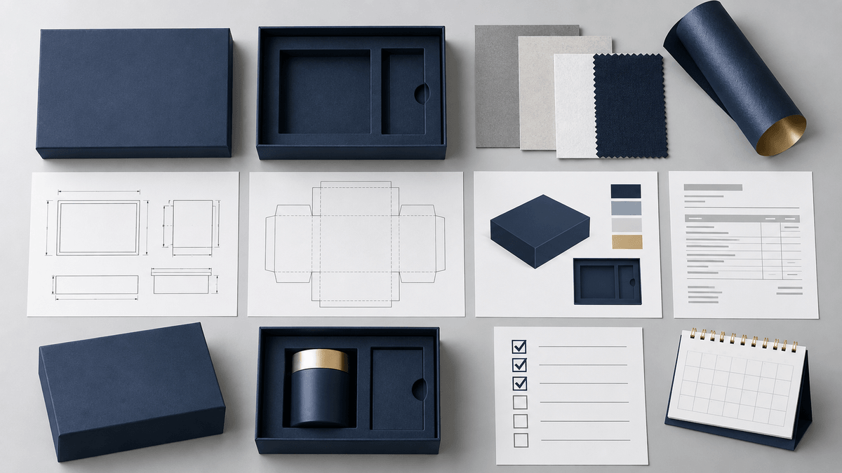 Custom packaging sample readiness review with product, box specification, materials and artwork files Custom packaging sample readiness review with product, box specification, materials and artwork files