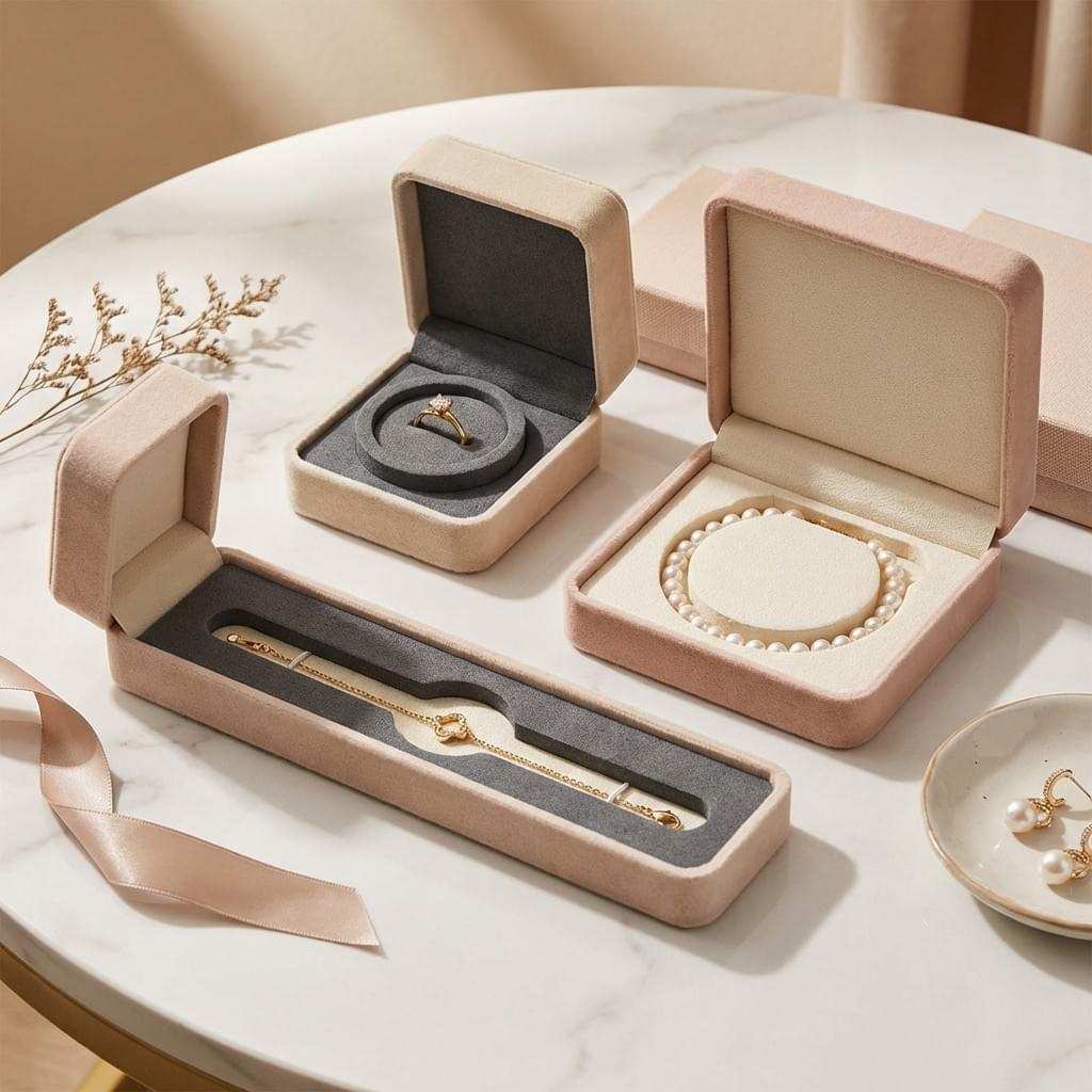 Custom-fit jewelry inserts providing secure protection for rings, bracelets, and small accessories during transit. Custom-fit jewelry inserts providing secure protection for rings, bracelets, and small accessories during transit.