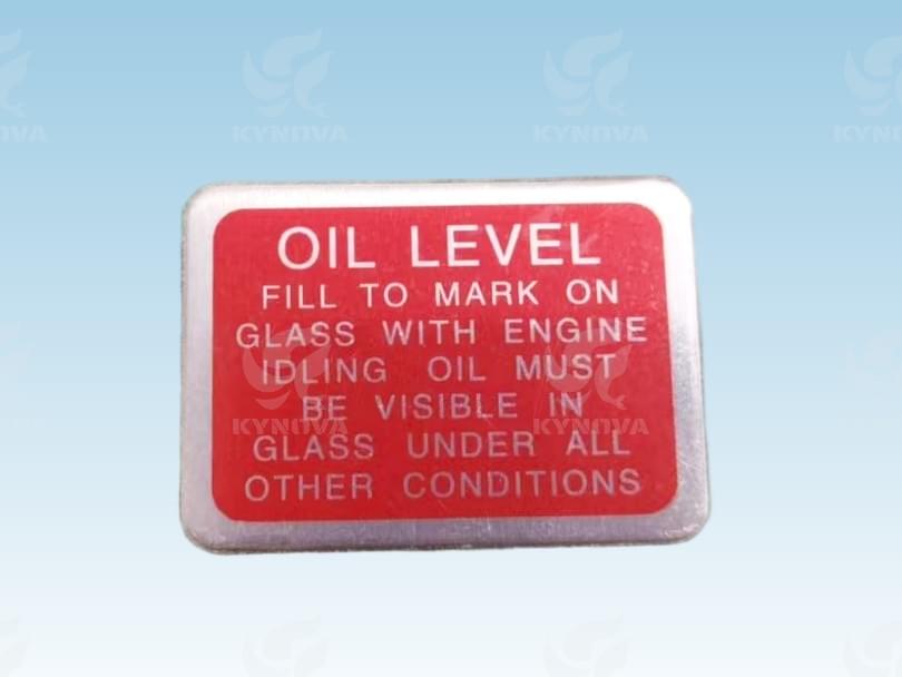 OIL LEVEL PLATE for Woodward