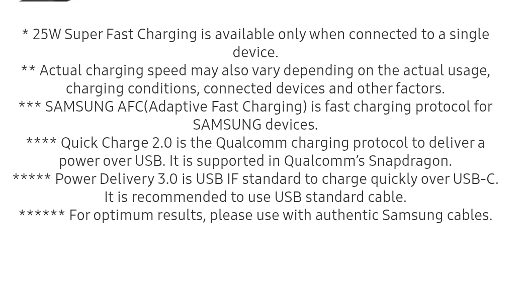 SAMSUNG POWER BANK 20000mAh 25W