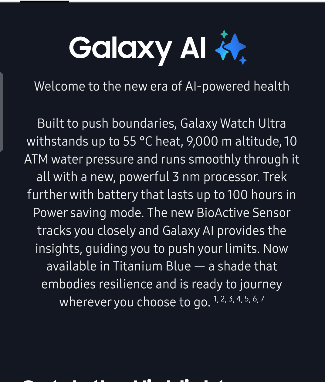 SAMSUNG GALAXY WATCH 8 ULTRA