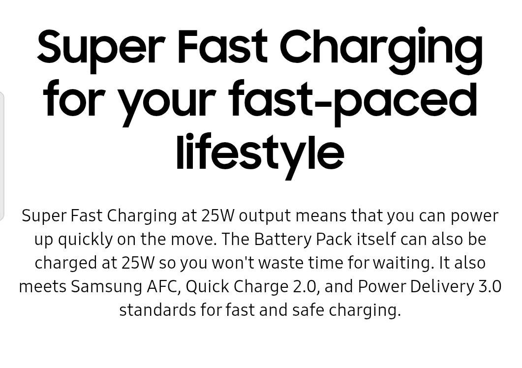 SAMSUNG POWER BANK 20000mAh 25W