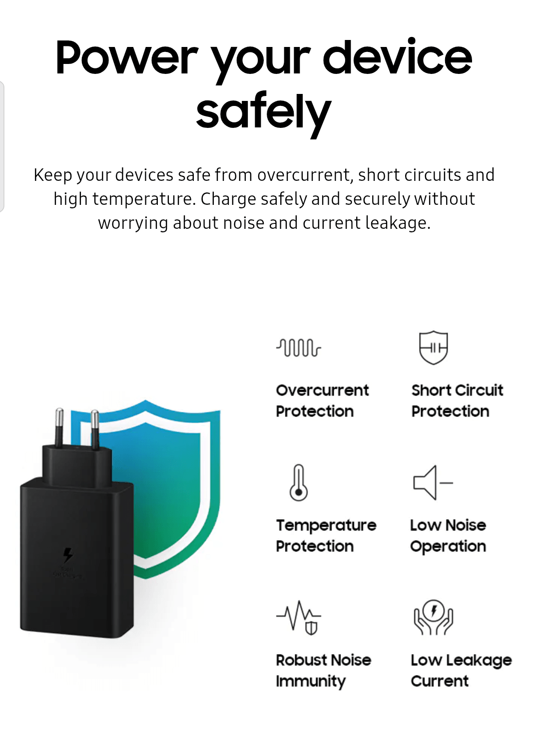 SAMSUNG GALAXY CHARGER 65W TRIO
