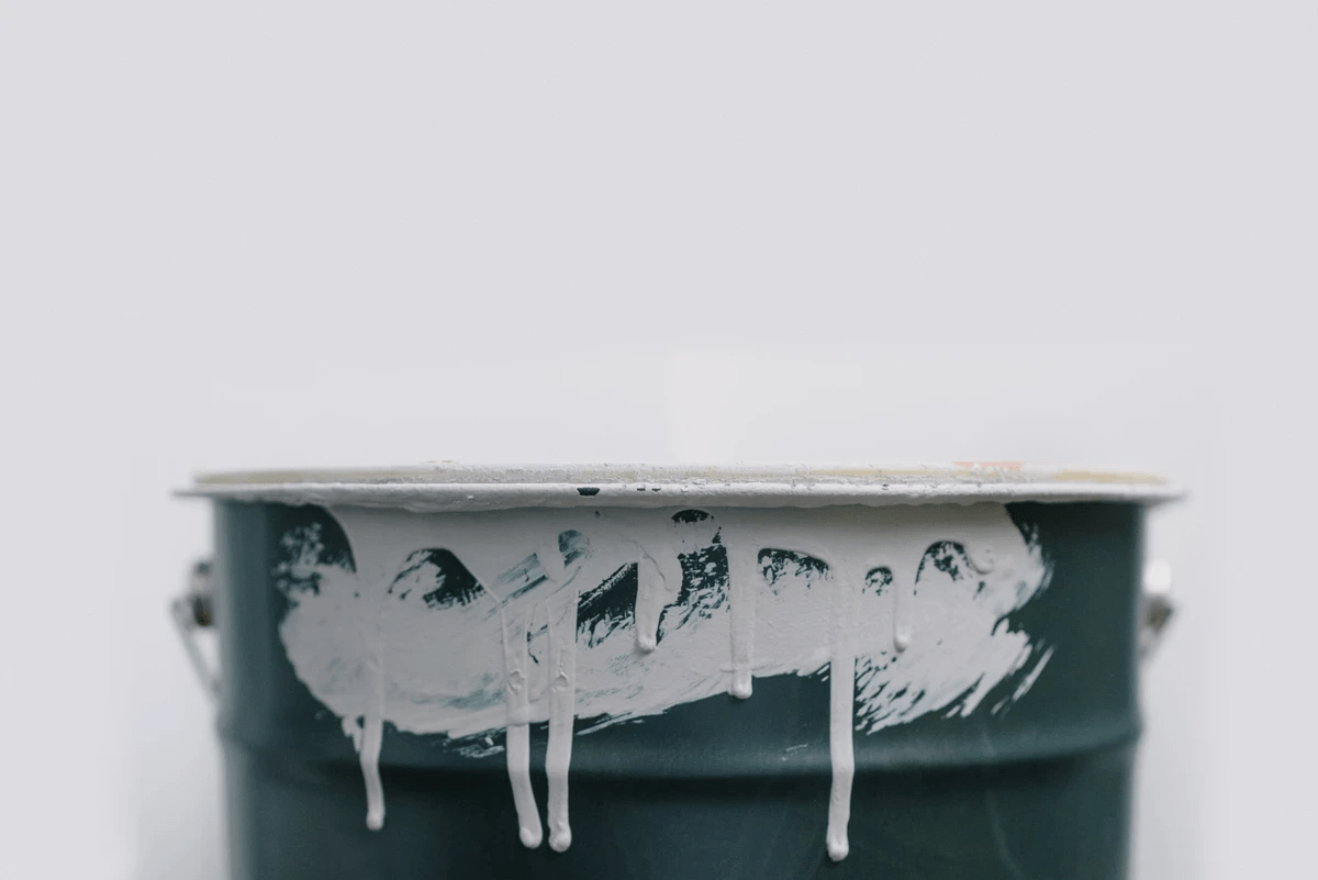 Tin of White Paint Tin of White Paint