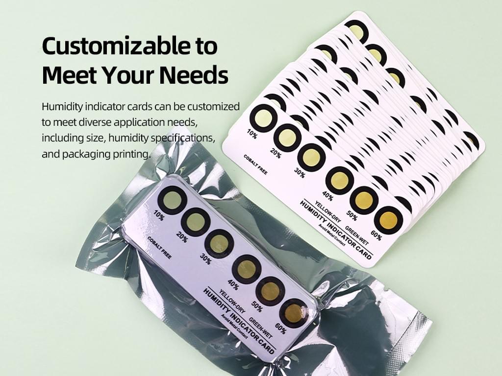 Yellow Cobalt‑Free Humidity Indicator Card