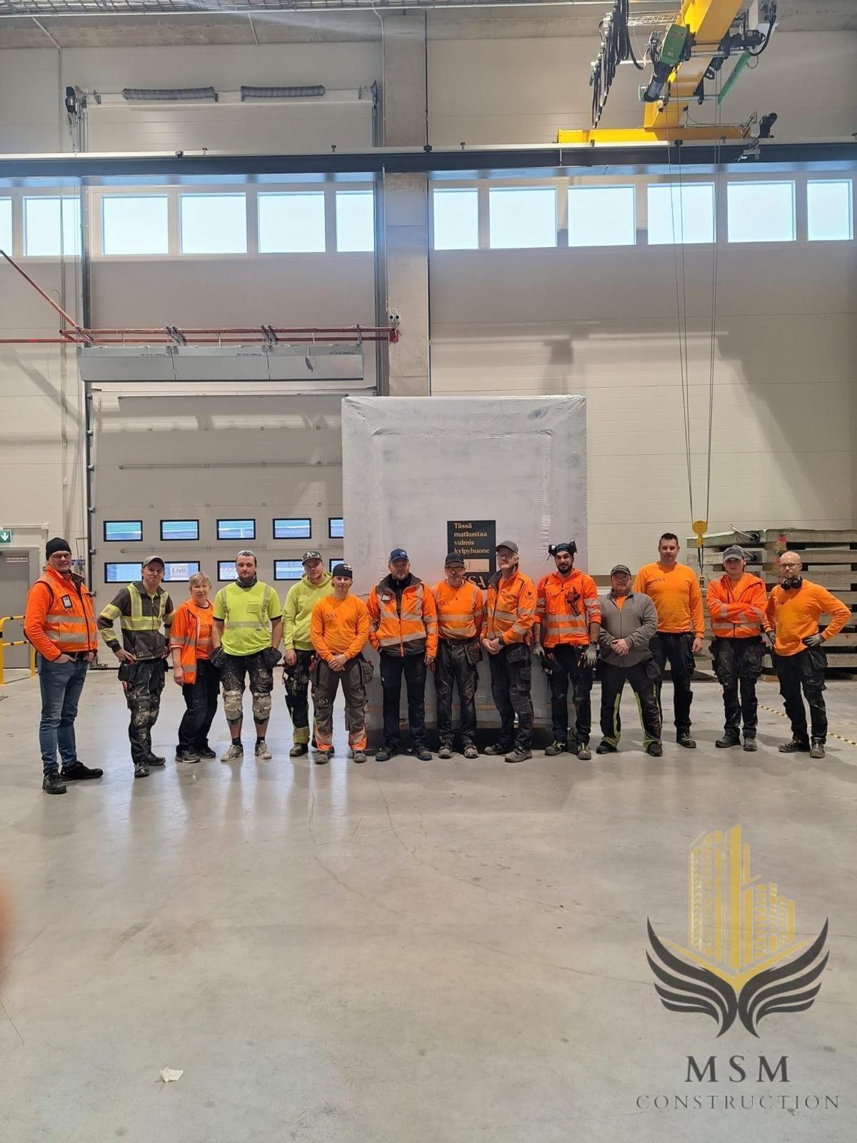 قسم مصنع الحمامات الجاهزة FINLAND