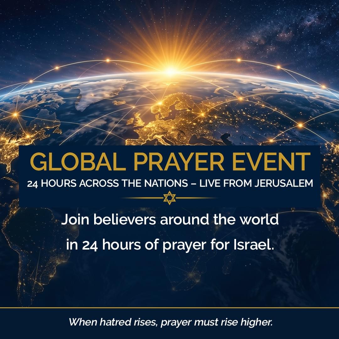 October 7, 2026 Global Prayer Event; Register by clicking on the picture. October 7, 2026 Global Prayer Event; Register by clicking on the picture.