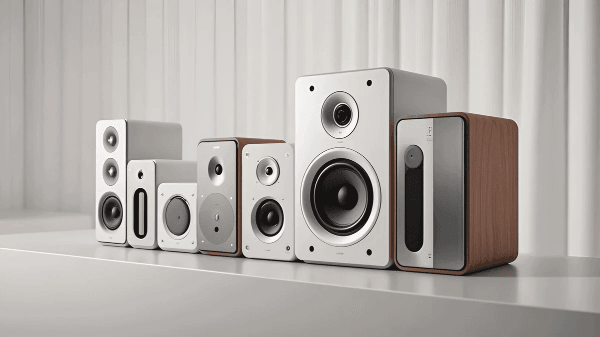 Various types of household audio equipment Various types of household audio equipment