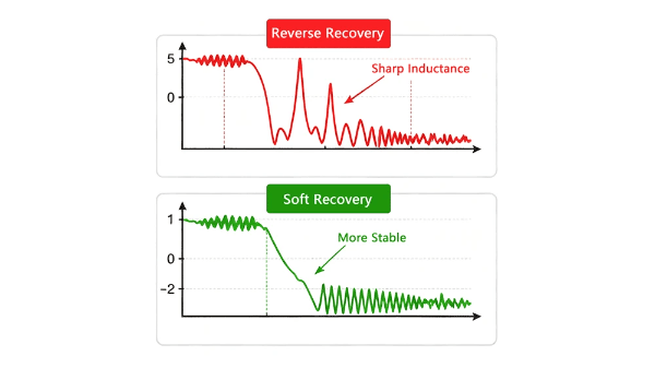 Comparison of Fast Recovery Function of Diodes Comparison of Fast Recovery Function of Diodes
