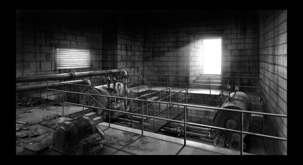 Inside the power room Inside the power room