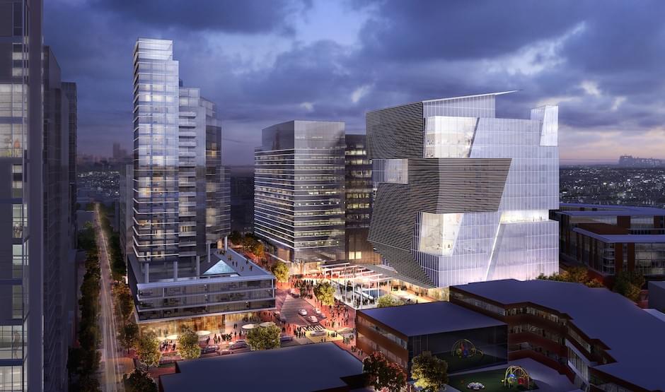 Pre-collapse utopia cityscape Pre-collapse utopia cityscape