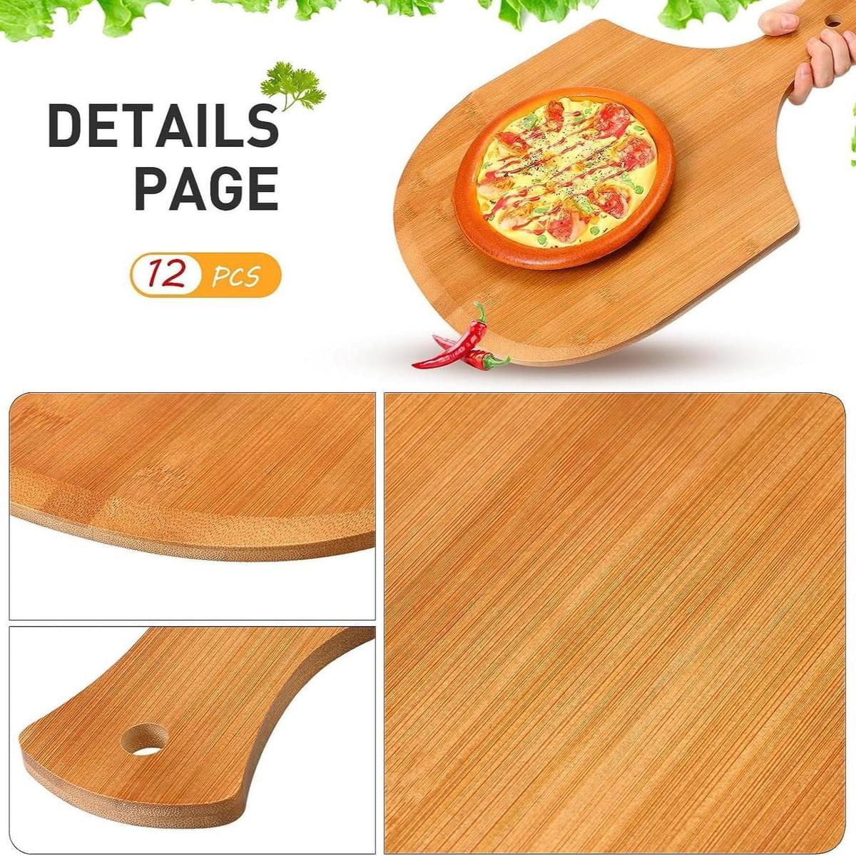 Premium Wooden Pizza Tray – Elegant & Durable for Perfect Pizza Presentation