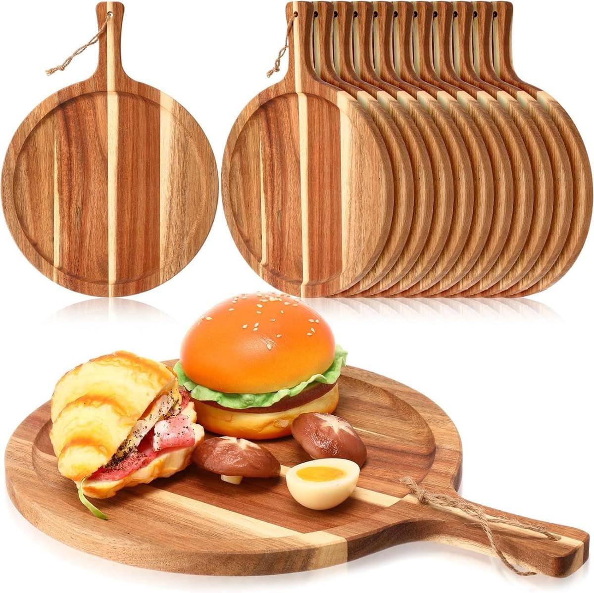 Wooden Pizza Board - Natural & Functional Serving Solution