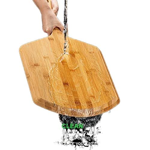 Wholesale Custom Easy Grip Mini Paddle Bamboo Cheese Board With Handles Hotselling Kitchen Large