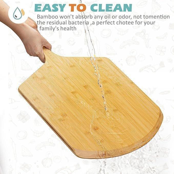Wholesale Custom Easy Grip Mini Paddle Bamboo Cheese Board With Handles Hotselling Kitchen Large