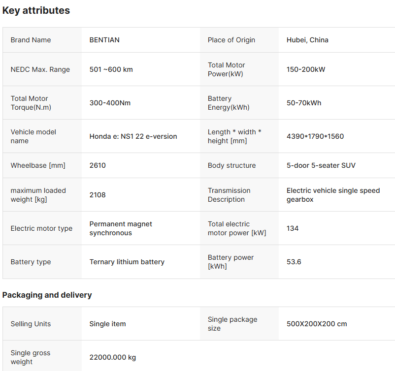 In Stock Dongfeng Ens1 Top 510 km Electric Car EV SUV 5 Door Car 2022 2023 Ens1 2022 Guangzhou Esn1