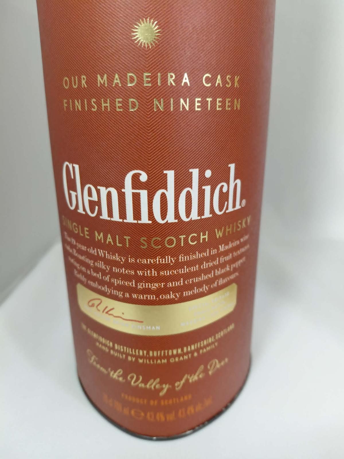 Glenfiddich 19years Maderia Cask 70cl