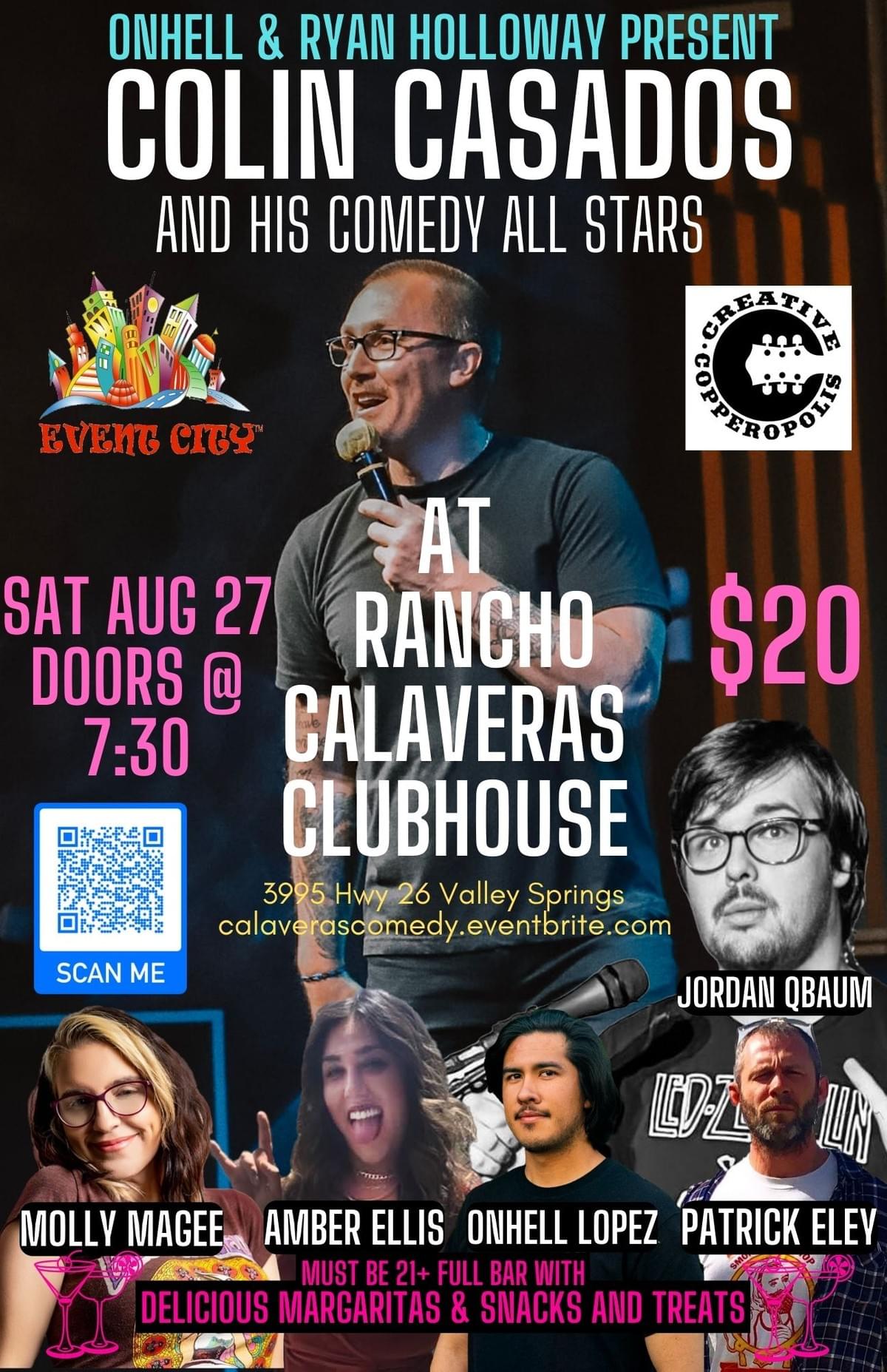 Get tickets to the VS Comedy Show at the Rancho Clubhouse Get tickets to the VS Comedy Show at the Rancho Clubhouse