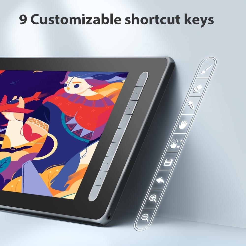 XPPen Artist 13 thế hệ thứ 2 Máy tính bảng vẽ màn hình bút hỗ trợ màn hình đồ họa thiết bị Android _