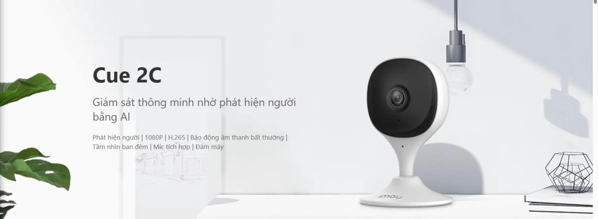 Camera imou C32,độ phân giải 2K-3MP, báo động về điện thoại, tích hợp AI nhận diện người