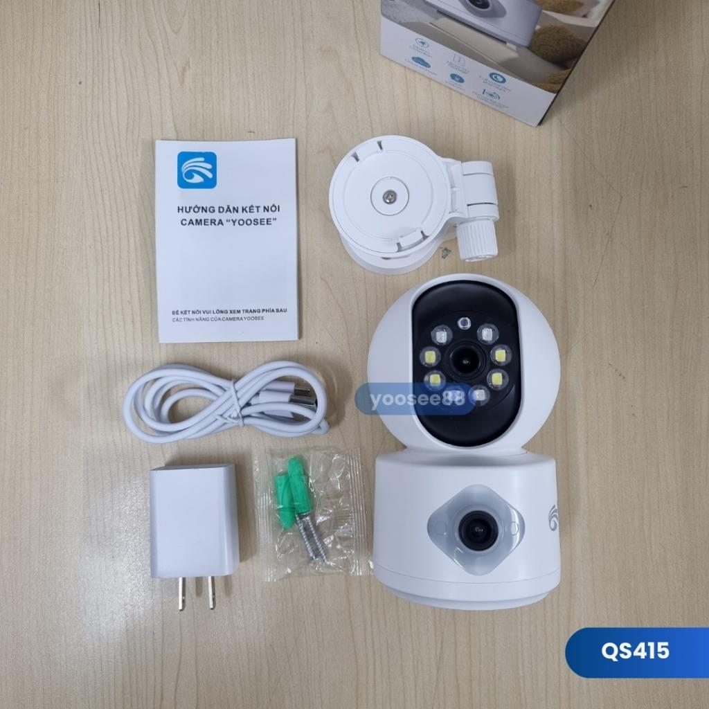 Camera WIFI YOOSEE trong nhà Chui Bóng Đèn 1 Mắt/2 Mắt, FHD, Ban Đêm Có Màu, Đàm Thoại 2 Chiều, Xoay