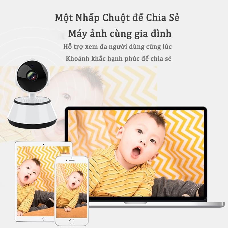 Dosen Q1 CCTV Kết nối WiFi Camera an ninh nhà thông minh IP Camera Baby/Pet/Nanny HD 1080P Ứng dụng