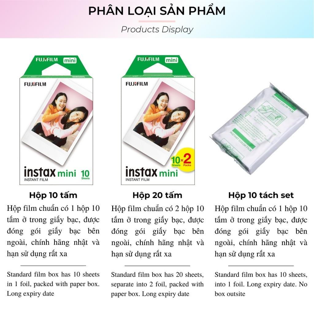 FILM INSTAX MINI date TẬN CHÂN TRỜI | phim viền cho Máy ảnh lấy ngay Instax Mini, EVO | Chính Hãng F