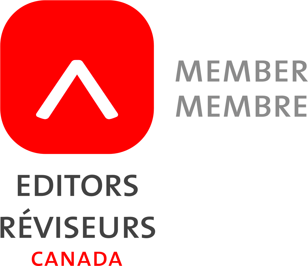 Member of Editors Canada (see my profile on their site) Member of Editors Canada (see my profile on their site)