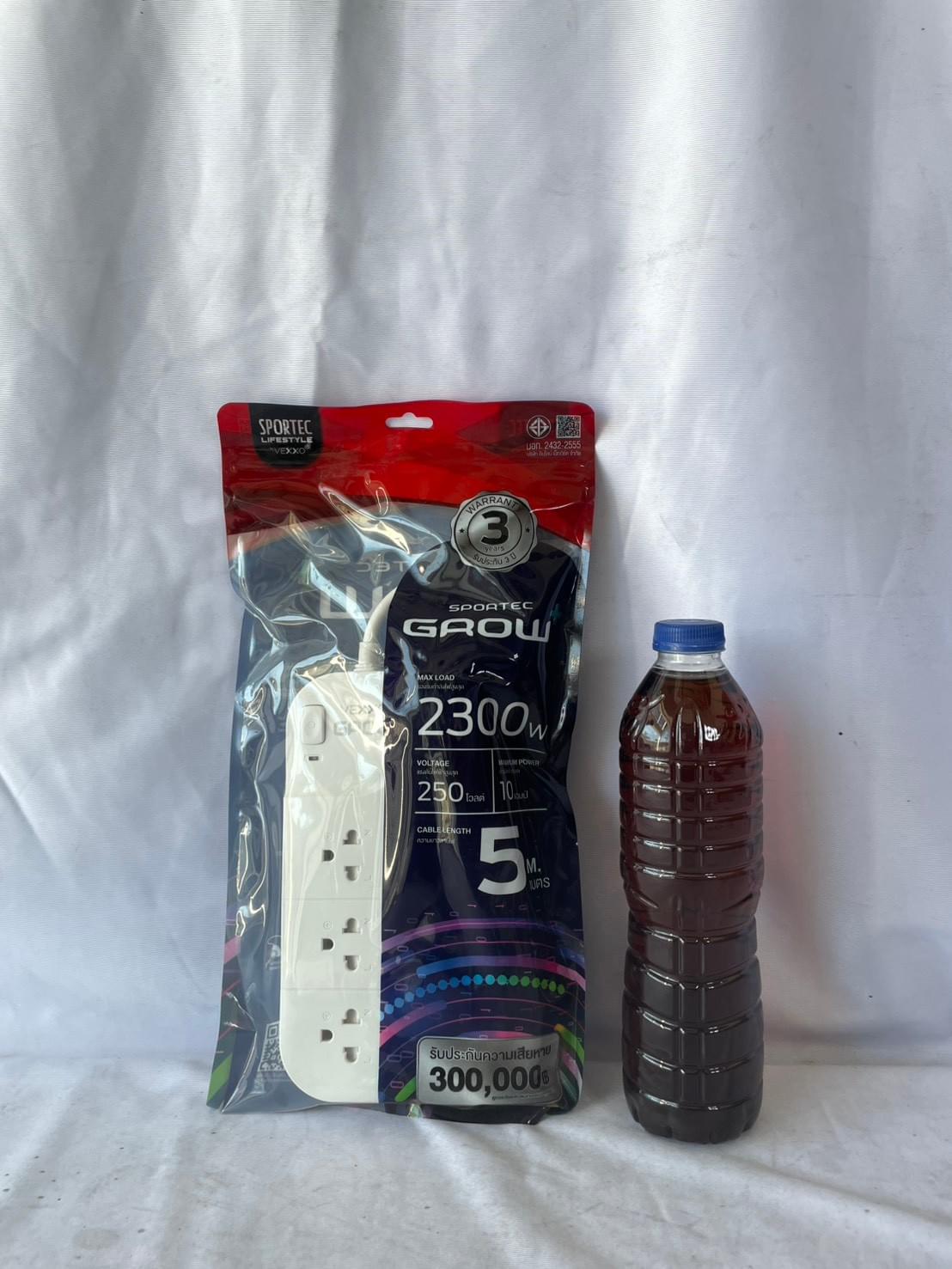 สินค้า,รายละเอียด ปลั๊กสปอร์ตก์ปลั๊ก 1สวิตช์ 3ช่อง สีขาว 5เมตร,FSSTVB-VGO1-1302 (20)